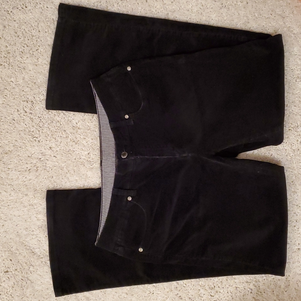FADED GLORY Black Corduroy Pants (12A)